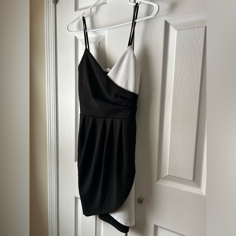 Ruby & Lace Black and White Mini Dress